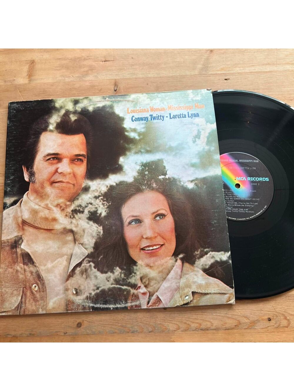Conway Twitty-Loretta Lynn - Louisiana Man-Mississippi Woman 33rpm VG+ VR20
